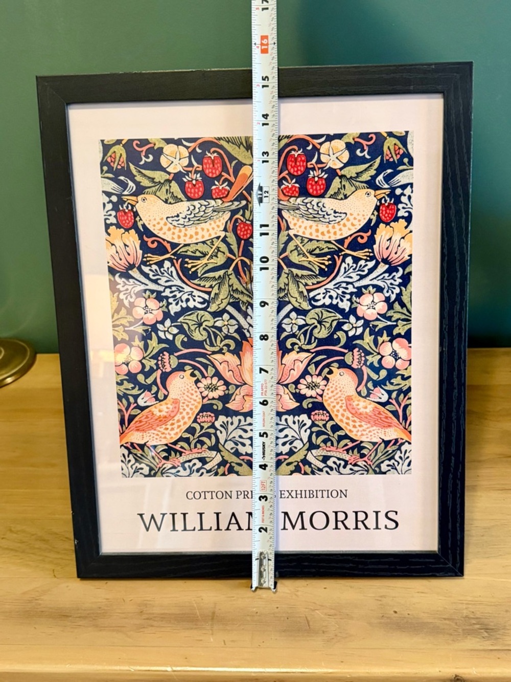 Set 3 William Morris Framed Prints Cottagecore Wall Art 12x12 - Picture 7 of 8
